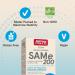 Jarrow Formulas SAM-e 200mg - 60 Enteric-Coated Tablets for Mood & Joint Support - Buy Online on GoSupps.com