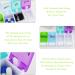 Push Button 7-Day Pill Case | Arthritis-Friendly Medicine Planner & Vitamin Organizer - Large Compartments for Easy Use - Buy Online on GoSupps.com
