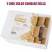 Self Adherent Wrap - Bulk Pack of 6 | Athletic Tape Rolls & Sports Wraps for Ankle Sprains & Swelling | Non-Woven Adhesive Bandage (3 in x 5 Yards) - Beige - Buy Online on GoSupps.com