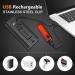 USB Rechargeable Bike Lights Set - 3000LM Super Bright Headlight Front & Rear LED - 3+5 Light Mode - Fits All Bicycles - Buy Online on GoSupps.com