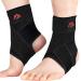 Sinvic Ankle Brace  2PCS Ankle Braces for Men & Women  Adjustable Compression Ankle Wrap Support for Ankle Protection  Breathable & Comfortable  Ankle Support Brace for Sprains Medium Classic Black