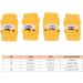 Dog Leg Brace 4Pcs Pet Dog Comfortable Elbow Protector Breathable Elastic Cartoon Bear Pattern Joints Warp Warm Dog Support Hock Covers for Legs Yellow(S) - Buy Online on GoSupps.com