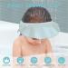 Adjustable Baby Shower Hood - Shell-Shaped Hair Wash Protector Visor for Children | Shampoo Shield for Eyes Ears & Face | Blue - Buy Online on GoSupps.com
