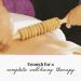 Tuuli Anti-Cellulite Massage Roller | Wooden Maderotherapy Massager with Handle (40 cm) - International Shipping Available - Buy Online on GoSupps.com