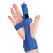 GOTOTOP Blue Finger Splint - Steel Protector for Tenosynovitis Fractures & Sprains - Post Surgery Support - Buy Online on GoSupps.com
