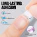 TOMICCA 4-in-1 Super Gel Nail Glue for Acrylic Nails - Nail Extension Gel with Base Coat, Flat Rhinestone and Foil Glue - 8ml - Buy Online on GoSupps.com