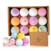 Bombes de bain 6 pi ces 60 g de bombes douche ingr dients naturels hydratent apaise la peau soulagent le stress les bulles bain spa essentiel pour les femmes cadeaux