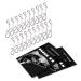 NEW AMZFISHING 20x knotlos connector fishing size S-XXL |Knodenlos mustache connector |Cire connecting |Fishing accessories |No Knot Connector |Knodebinder |Fishing vertebrae |Fishing accessories fishing accessories S 20