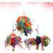 Balacoo 3 Pcs Parakeet Toys Parrot Hammock Bell Toys Bird Parrot Silk Balls The Swing Striped Bass The Bell Medium Picture 1 - Buy Online on GoSupps.com