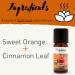 Sensoli Festive Delight Essential Oil Blend (10ml) - A Blend of 100% Pure Natural Cinnamon and Orange Oils - For Diffusers and Oil Burners over the Christmas period - Xmas spirit fragrance. - Buy Online on GoSupps.com