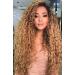 Sexyy cosplay women African Long Long Cure of Gold Ombre full wigs for women black high -quality synthetic afro wigs with pony natural curly wig