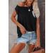 MIROL Women's Sleeveless Tank Top Tunic with Pocket - Black - Buy Online on GoSupps.com