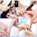 100/180 Nail Files - 20 Washable & Reusable Files for Gel & Natural Nails - Ideal for Men & Women (White/Black) - Buy Online on GoSupps.com