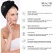 T-Rex Dinosaur Microfiber Hair Towel Wrap for Women | Super Absorbent 10x26 Inch Hair Turban with Button - Buy Online on GoSupps.com