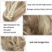 Traziewell Ombre Hair Extensions Claw on Ponytail Clip in Hair Extension Synthetic Hair Piece Pony Tail Curly Light Ash Blonde and Bleach Blonde 0919 FH000919 L - Buy Online on GoSupps.com