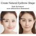 Erinde Eyebrow Powder Makeup Palette 3 Colors Brow Powder Palette w/ Brush Dark & Light Brown Eyebrow Tinted Powder Filler to Shape Natural Eyebrows Long-Lasting Waterproof Eyebrow Makeup Kit #Black Brown - Buy Online on GoSupps.com