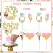Sursurprise Ice Cream Bridal Shower Decorations She s Been Scooped Up Cake Topper 24pcs Ice Cream Bridal Shower Cupcake Topper Summer Wedding Engagement Bachelorette Party Supplies - Buy Online on GoSupps.com