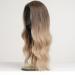 HAIRCUBE Ombre Long Hair Wigs for Women - Brown to Blonde Synthetic Curly Middle Parting - Buy Online on GoSupps.com