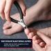 FVION Professional Toenail Clippers for Ingrown Toenails | Straight Nail Clippers for Adults Seniors Men & Women - Ideal Ingrown Toenail Treatment (Black - Buy Online on GoSupps.com