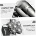 Buy 4 Sets Rechargeable Electric Shaver | Waterproof Travel Razor & Beard Trimmer - Personal Care Tool for Men - Buy Online on GoSupps.com