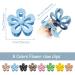 8PCS Flower Claw Clips for Thick Hair - Non Slip Matte Hair Accessories for Women and Girls - Buy Online on GoSupps.com