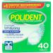 Polident Overnight 40ct - Strong Comfortable Denture Care for All Night Wear | Fast International Shipping - Buy Online on GoSupps.com