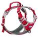 Thinkpet Anti Zug Dog harness dog harness with handle easy to control dog dishes adjustable without choking dog harnesses reflective breathable (l red) red l (1 Pack)