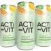 Acti-Vit Sparkling Flavoured Vitamin Water Cans - B Vitamins B5 B6 B9 B12, Vitamin C, D, Zinc, Magnesium, 0 Sugar - 12x 330ml Lemon Lime & Orange - Buy Online on GoSupps.com