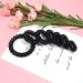 Tuuxi 28-Piece Spiral Hair Rubber Bands - Black Telephone Cable Hair Ties for Women & Girls - Trackless Coils Big Size 5.5 cm & Small 2.5 cm - Buy Online on GoSupps.com