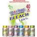 Ultra Concentrated Water Activated Bleach Tablets - New Formula for Laundry & Cleaning | 40 Tablets Phosphate Free Replaces Liquid Bleach - Buy Online on GoSupps.com