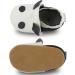Soft Leather Baby Shoes for Boys and Girls | Non-Slip Rubber Soles | Newborn to 24 Months | White Panda Design - Buy Online on GoSupps.com