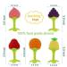 Soft Silicone BPA-Free Fruit Teething Toys Set with Pacifier Clip - 5 Pack for Toddlers & Infants - Buy Online on GoSupps.com