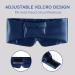OLESILK 100% Natural Mulberry Silk Sleep Mask - Large Size Navy | Adjustable Strap Eye Mask for Men and Women - All Night Blindfold - Buy Online on GoSupps.com