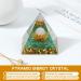 MXiiXM Orgone Pyramid Positive Energy Crystal Pyramid Flower of Life Quartz with Agate Protection Crystals Energy Generator for Stress Reduce Healing Meditation Attract Wealth Lucky (Lotus White) - Buy Online on GoSupps.com