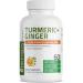 Bronson Turmeric + Ginger Extra Strength Joint Health & Digestion Support with BioPerine, Non-GMO, 60 Vegetarian Capsules Turmeric and Ginger 60 Count (Pack of 1) - Buy Online on GoSupps.com