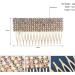 Bridal Wedding Hair Comb Bridal Hair Simple Hair Comb Performances Headdress Hair Plug Comb for Women and Girls 9x5cm Gold - Buy Online on GoSupps.com