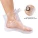 Shop 200 Pieces Transparent Plastic Ankle Boots - Thermal Insulation Foot Covers for Paraffin Wax Spa Pedicures | International Shipping Available - Buy Online on GoSupps.com