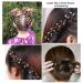 Mini Flower Hair Claw Clips Set - 78 Pcs Non Slip Rhinestone Clips for Girls & Kids (Colorful) - Buy Online on GoSupps.com