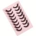 Gmagictobo Mink Cat Eye Fluffy False Eyelashes - D Curl Russian Strip Lashes (8 Pairs) | Soft Wispy Multipack for Stunning Eyes - Buy Online on GoSupps.com