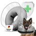 Ashpas inflatable break ruff dog with protective layer for long snouts hubal crane cat cat collar dog collar leak protection dog dog body after op comfortable collar dog (04_xl)
