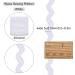 GORGECRAFT 27yd White Wave Sewing Ric Rac Trim Ribbon - 5mm Fringe for Flower Making & Wedding Crafts - Buy Online on GoSupps.com