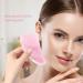Natural Pink Rose Quartz Gua Sha Board for Spa & Acupuncture Therapy | Face Lifting & Puffiness Reduction Tool - Buy Online on GoSupps.com