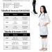 aZengear Compression Socks (20-30mmHg) for Anti DVT, Flight Travel, and Sports Support - White, L/XL - Buy Online on GoSupps.com