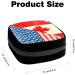 GIAPB Sanitary Napkin Storage Bag - Period Pad Holder & Makeup Pouch - American & Canada Flag Color - Buy Online on GoSupps.com