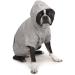 Zack & Zoey Basic Hoodie for Dogs - Size 20 Large, Heather Gray - Buy Online on GoSupps.com