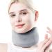 Neck Brace - Adjustable Foam Soft Wraps Neck Support Brace for Sleeping Foam Cervical Collar Soft Foam Wraps for Women & Men Gray L - Buy Online on GoSupps.com