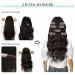 Doores Clip-In Hair Extensions: 50cm Balayage Dark Brown to Chestnut Brown - 120g Remy Real Hair | 7 Pieces Natural Look - Buy Online on GoSupps.com