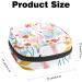 Flamingo Period Bag - Large Menstrual Cup Pouch & Sanitary Napkin Organizer - Buy Online on GoSupps.com