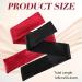 2 Pack Satin Sleep Masks for Women - Soft Eye Masks for Sleeping Travel & Couples (Black & Red) - Luxurious Comfort & Light Blocking - Buy Online on GoSupps.com