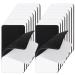 16 Sets 2x4 inch Strips with Adhesive Heavy Duty Hook and Loop Tape Carpet Tape Rug Tape Strength Backing Fixing Installing Tape Wall Hanging No Perforation Fabric Couch Industrial Office Household